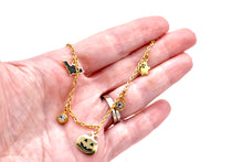 Load image into Gallery viewer, Gold Halloween Charm Necklace
