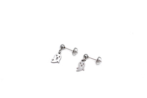 Tiny Ghost Earrings