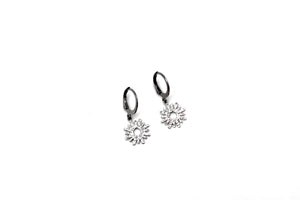 Sun Leverback Earrings