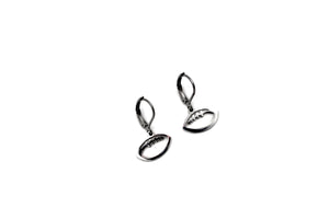 Football Leverback Earrings