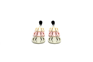 Pink Pumpkin Earrings