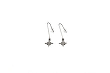 Load image into Gallery viewer, North Star Dangle Earrings
