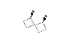 Load image into Gallery viewer, Textured Diamond Earrings

