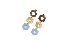 Load image into Gallery viewer, Triple Flower Earrings
