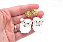 Load image into Gallery viewer, Santa Face Earrings

