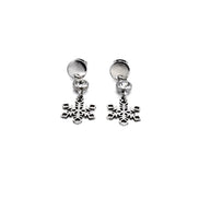 Silver Snowflake Earrings