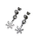 Silver Snowflake Earrings