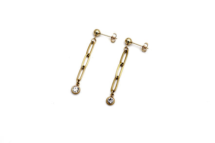 Paperclip Chain Earrings