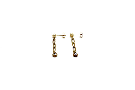 Paperclip Chain Earrings