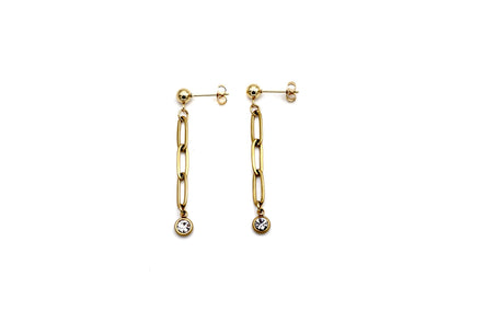 Paperclip Chain Earrings