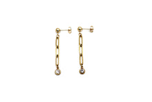 Load image into Gallery viewer, Paperclip Chain Earrings

