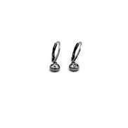 Silver Lever Back Earrings