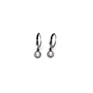 Silver Lever Back Earrings