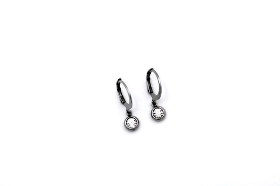 Silver Lever Back Earrings