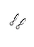 Silver Lever Back Earrings