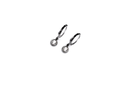 Silver Lever Back Earrings