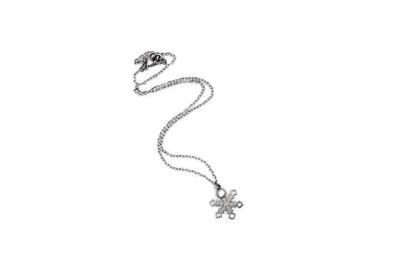 Silver Snowflake Necklace