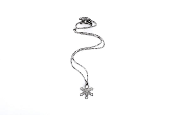 Silver Snowflake Necklace