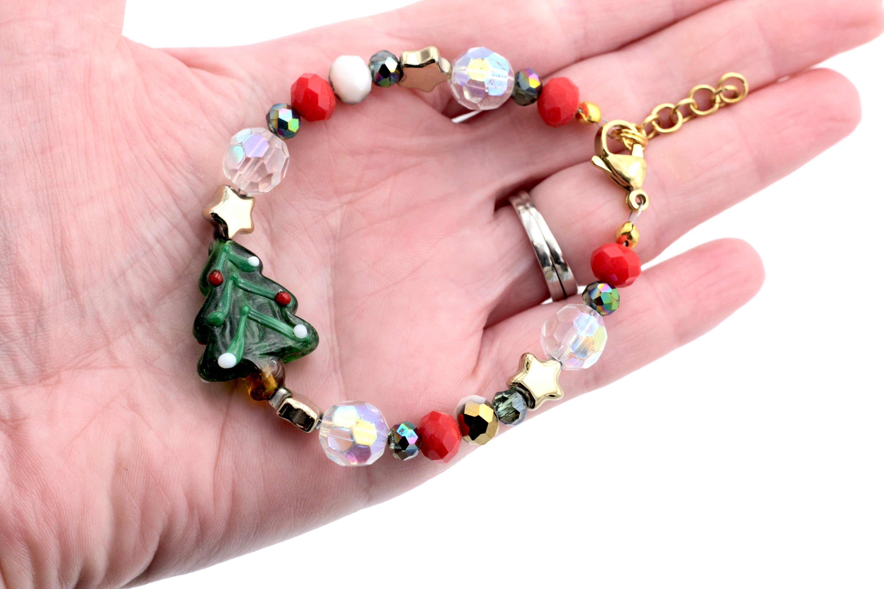 Christmas Tree Bracelet