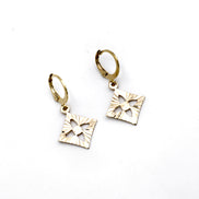 Diamond Leverback Earrings