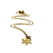 Gold Snowflake Necklace