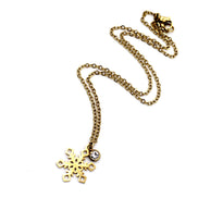 Gold Snowflake Necklace