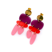 Pink Ombré Earrings