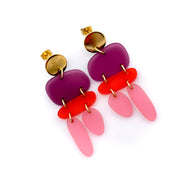 Pink Ombré Earrings