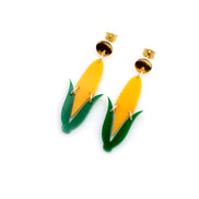 Corn Earrings, Corn Jewelry, Corn Cob Earrings, Vegetable Earrings, Food Earrings, Food Jewelry, Nebraska Earrings, Nebraska Jewelry