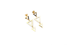 Load image into Gallery viewer, Triple Triangle Dangles
