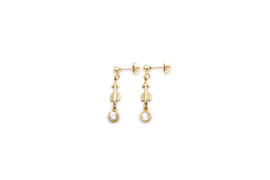 Arrow Rhinestone Dangles