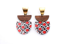 Load image into Gallery viewer, Apple Earrings, Apple Jewelry, Apple Dangle Earrings, Teacher Earrings, Teacher Gifts, Teacher Appreciation, Teacher Thank You, Apple Gift
