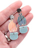Cactus Dangle Earrings, Cactus Jewelry,  Cactus Gift, Plant Lover Gift