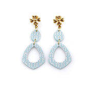 Light Blue Dangle Earrings
