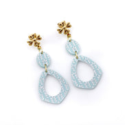 Light Blue Dangle Earrings