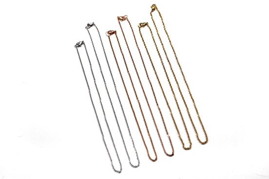Cable Layering Necklaces