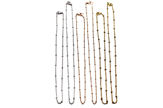 Satellite Layering Necklaces