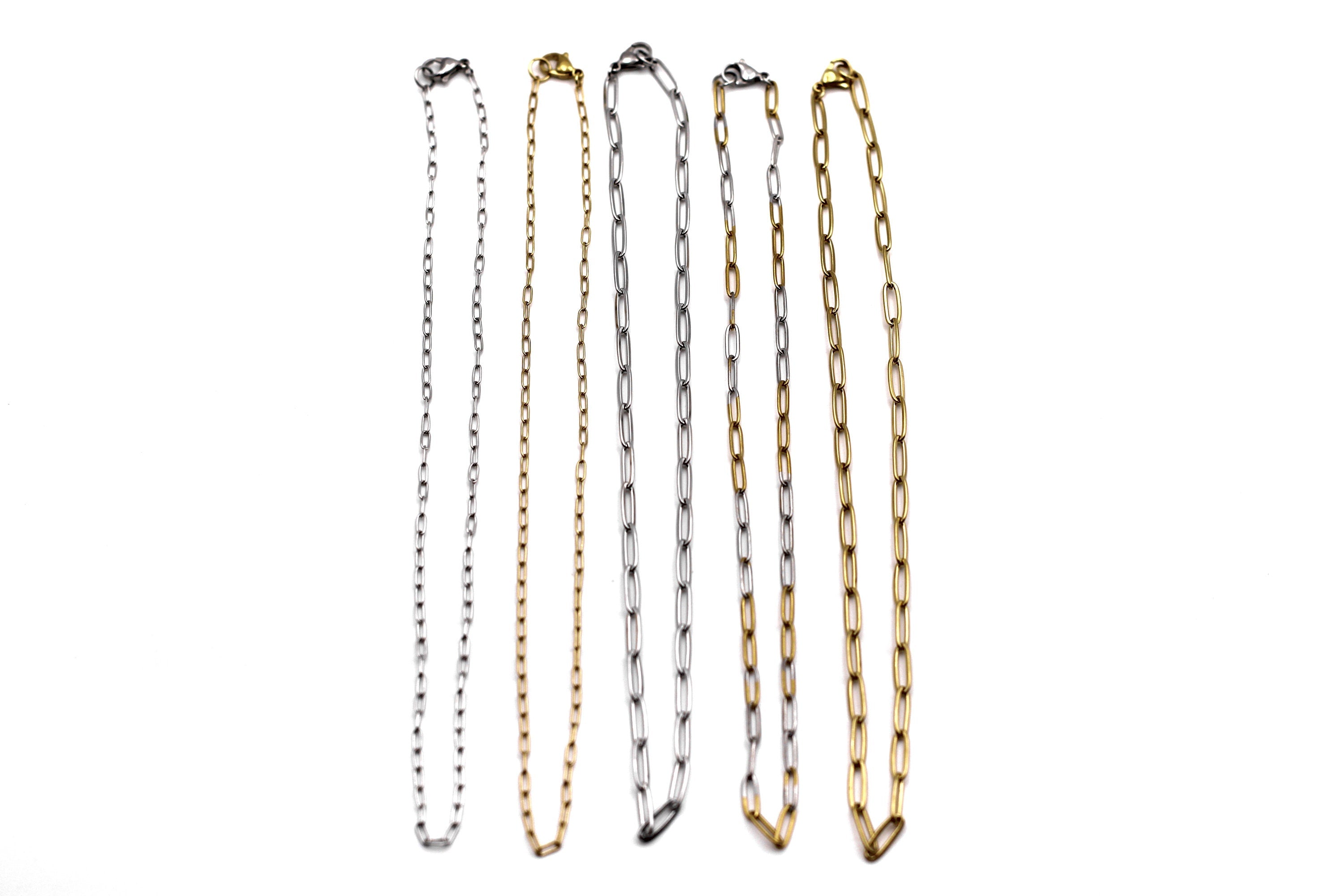 Paperclip Layering Necklaces