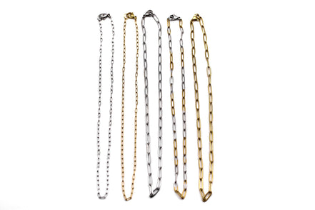 Paperclip Layering Necklaces