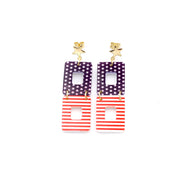 Flag Earrings