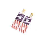 Flag Earrings