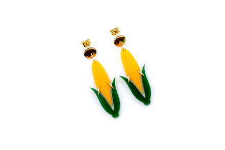 Corn Earrings, Corn Jewelry, Corn Cob Earrings, Vegetable Earrings, Food Earrings, Food Jewelry, Nebraska Earrings, Nebraska Jewelry