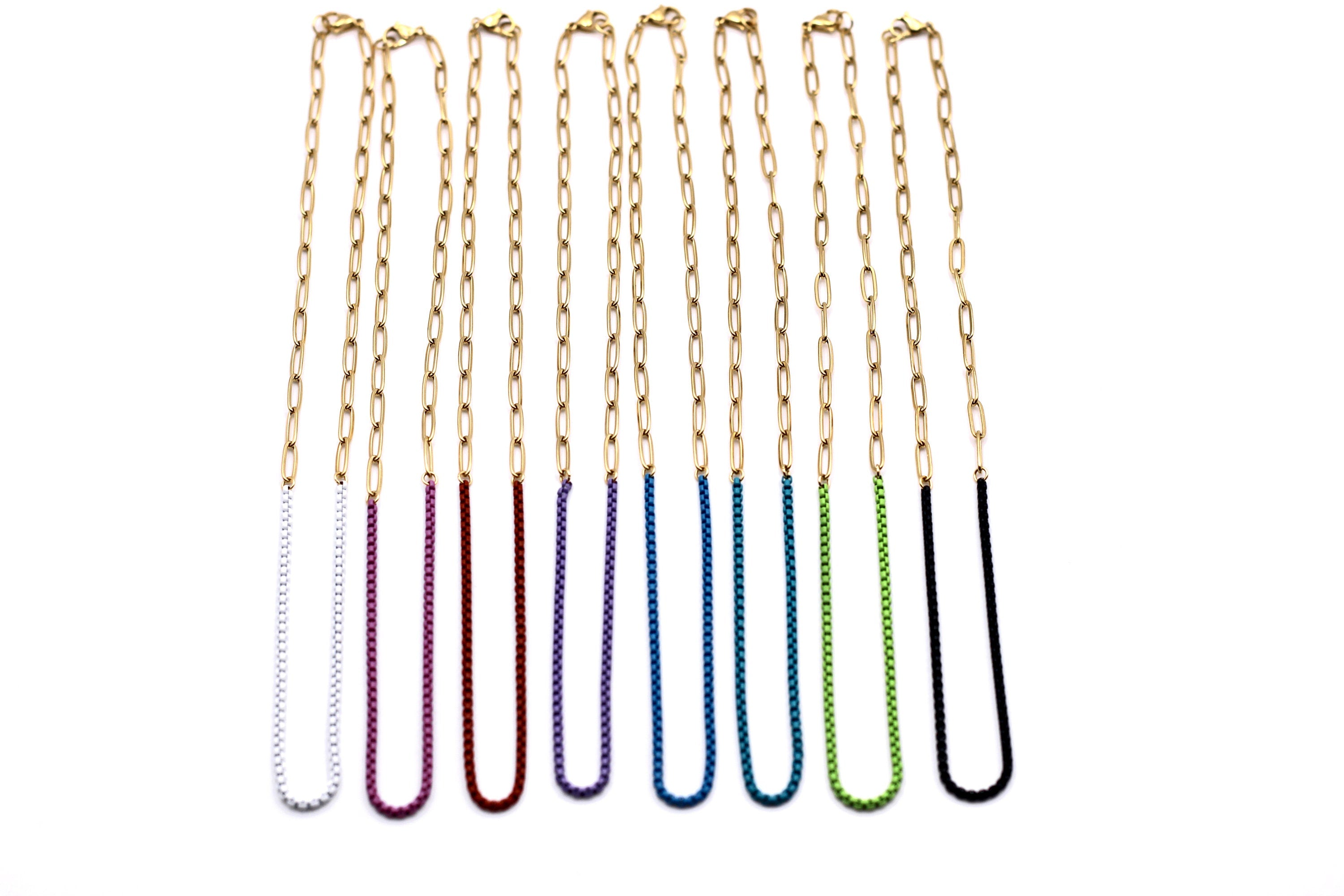 Colorful Enamel Necklace