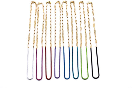 Colorful Enamel Necklace