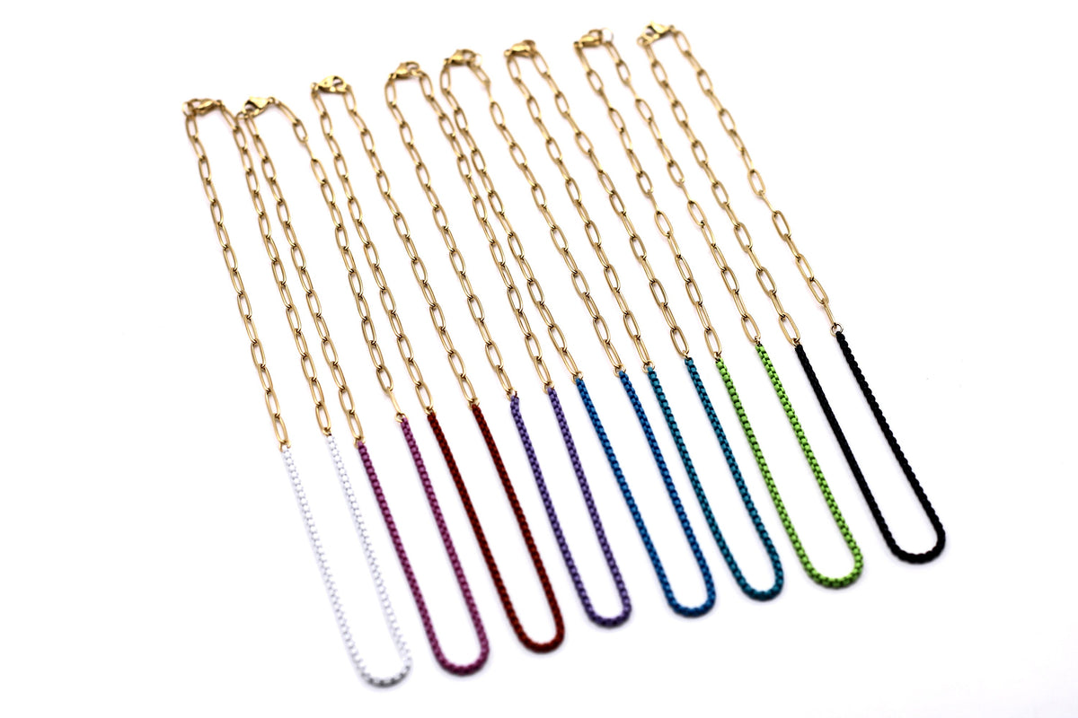 Colorful Enamel Necklace