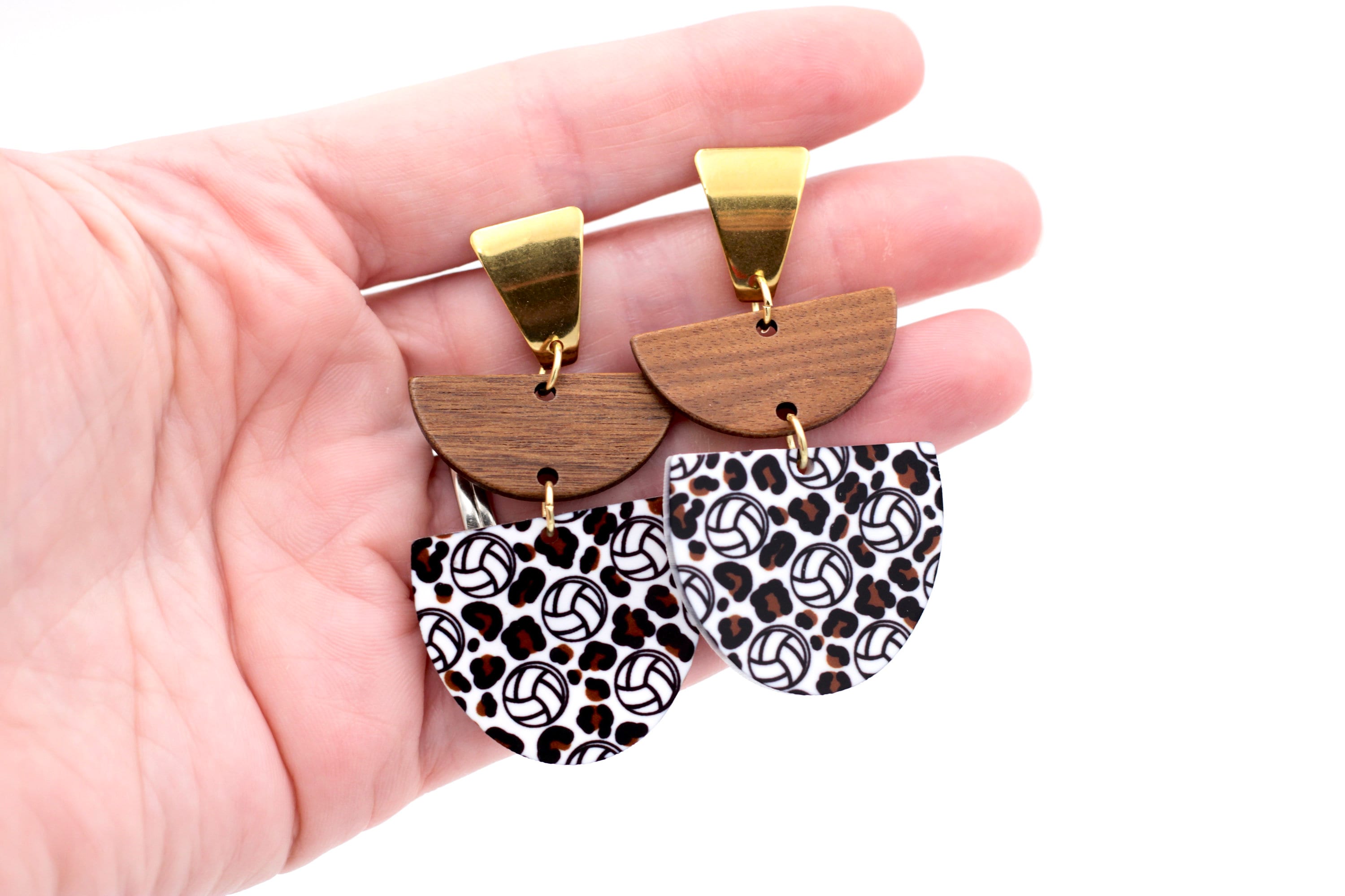 Volleyball Earrings, Volleyball Jewelry, Volleyball Dangle Earrings, Volleyball Gift, Volleyball Coach Gift, Volleyball Player Gift