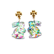 Bunny Earrings, Bunny Jewelry, Easter Earrings, Easter Jewelry, Easter Bunny Earrings, Spring Earrings, Rabbit Earrings, Rabbit Jewelry
