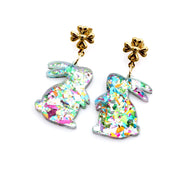 Bunny Earrings, Bunny Jewelry, Easter Earrings, Easter Jewelry, Easter Bunny Earrings, Spring Earrings, Rabbit Earrings, Rabbit Jewelry
