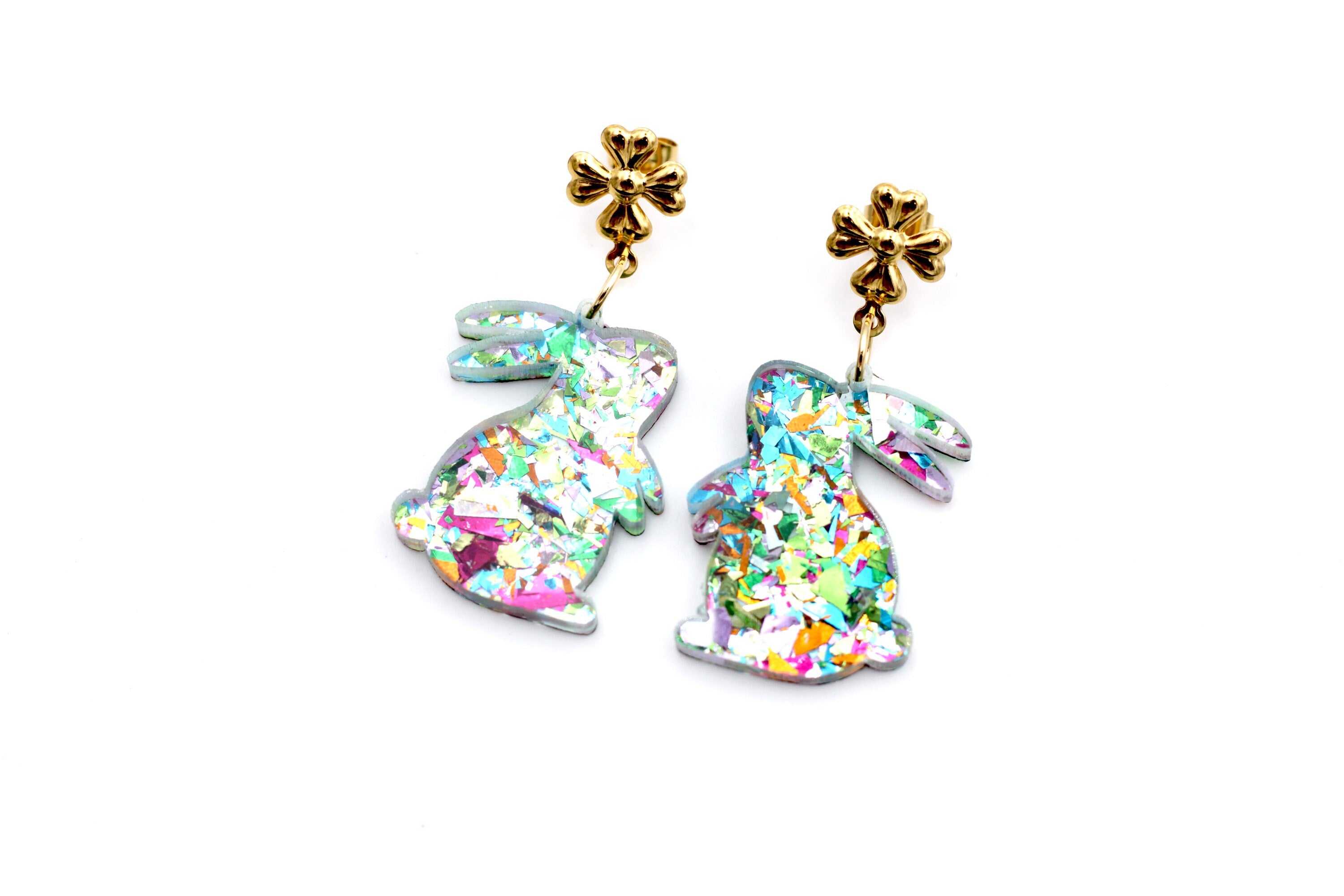 Bunny Earrings, Bunny Jewelry, Easter Earrings, Easter Jewelry, Easter Bunny Earrings, Spring Earrings, Rabbit Earrings, Rabbit Jewelry