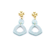 Light Blue Dangle Earrings